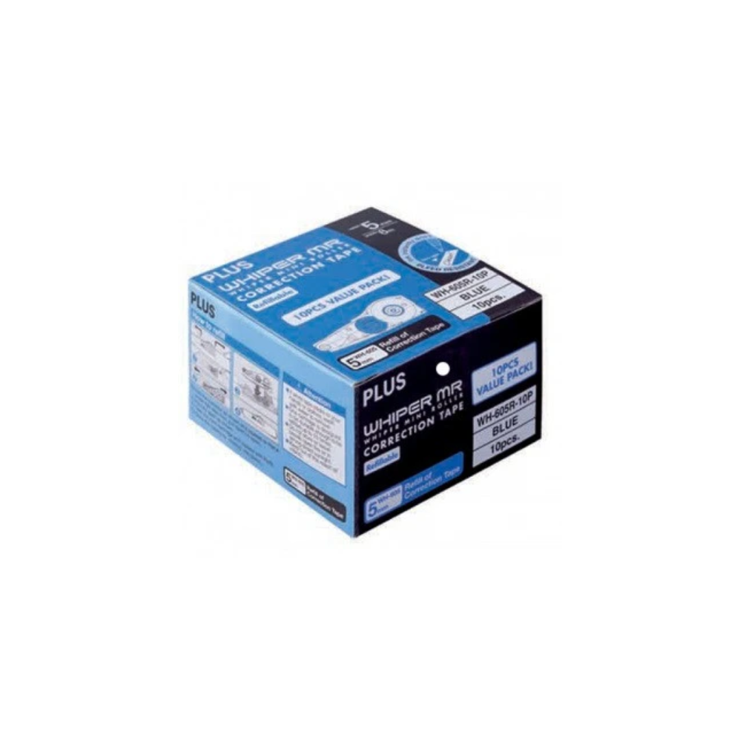 PLUS Correction Tape WH-605R-10 Refill 10'S