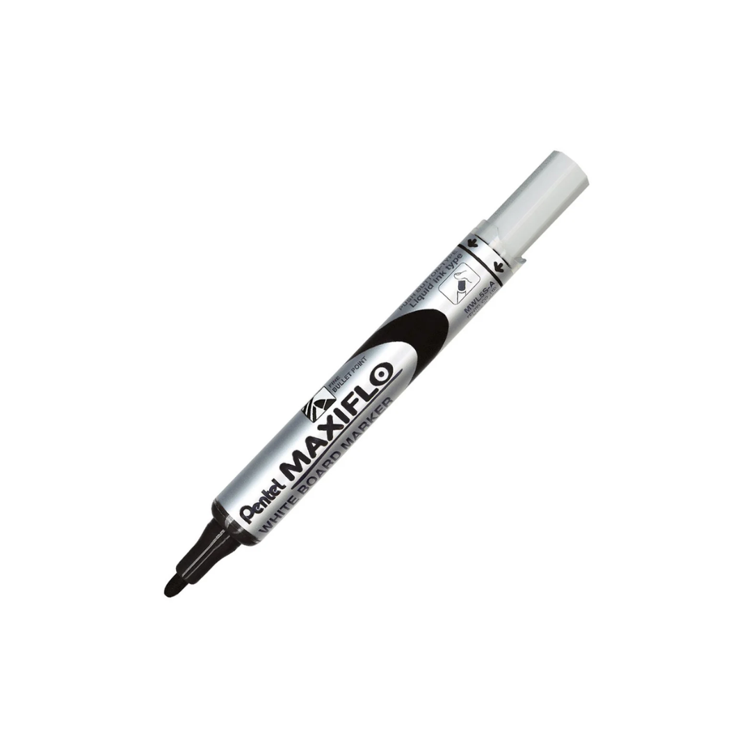Pentel Whiteboard Marker MWL5S Black - Bullet