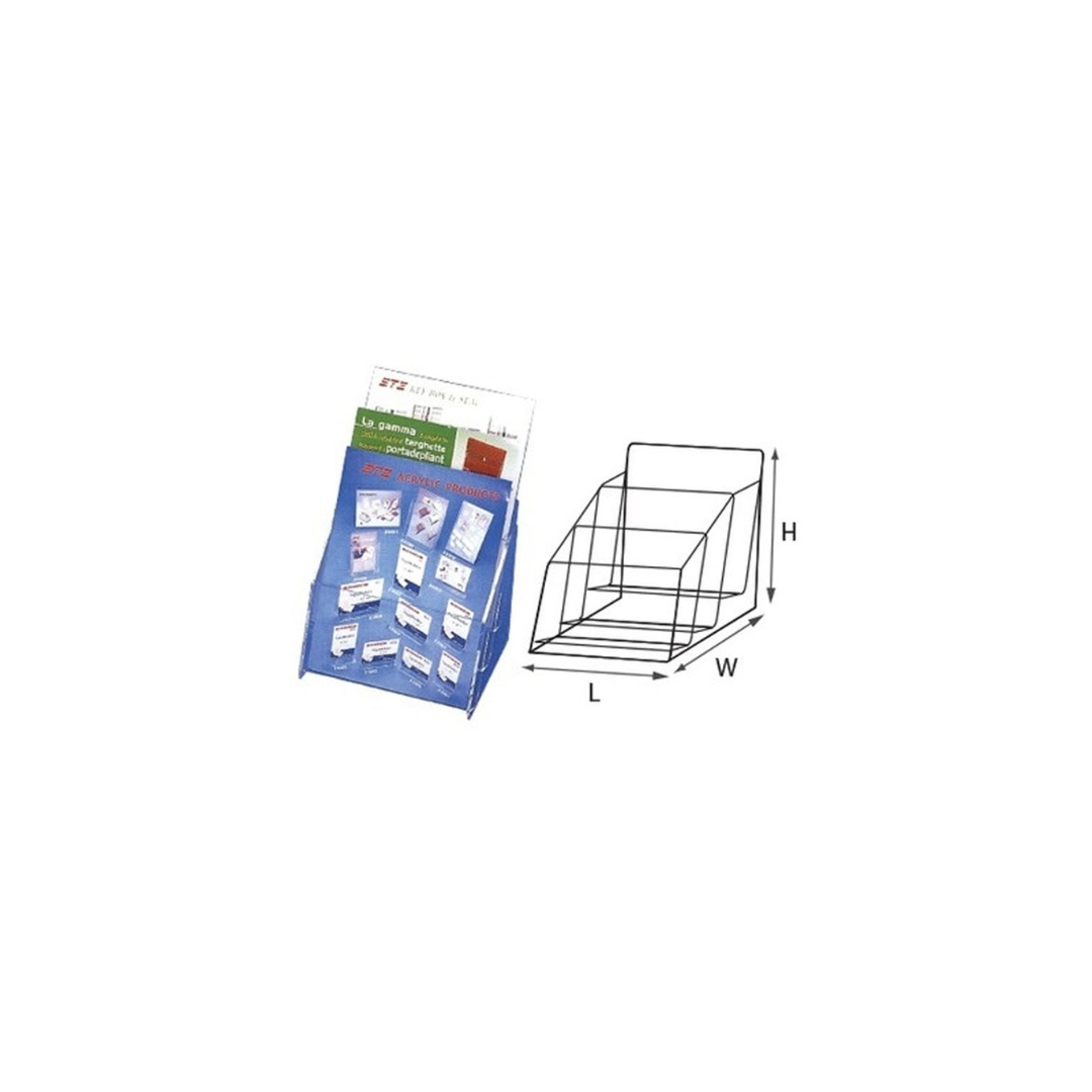 STZ Acrylic 3 Tier A4 Leaflet Holder (50833)