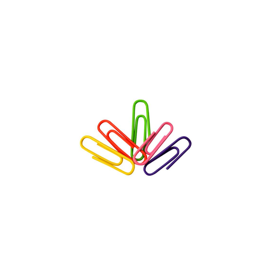 Triangle Colour Paper Clip 28mm (Box of 100)