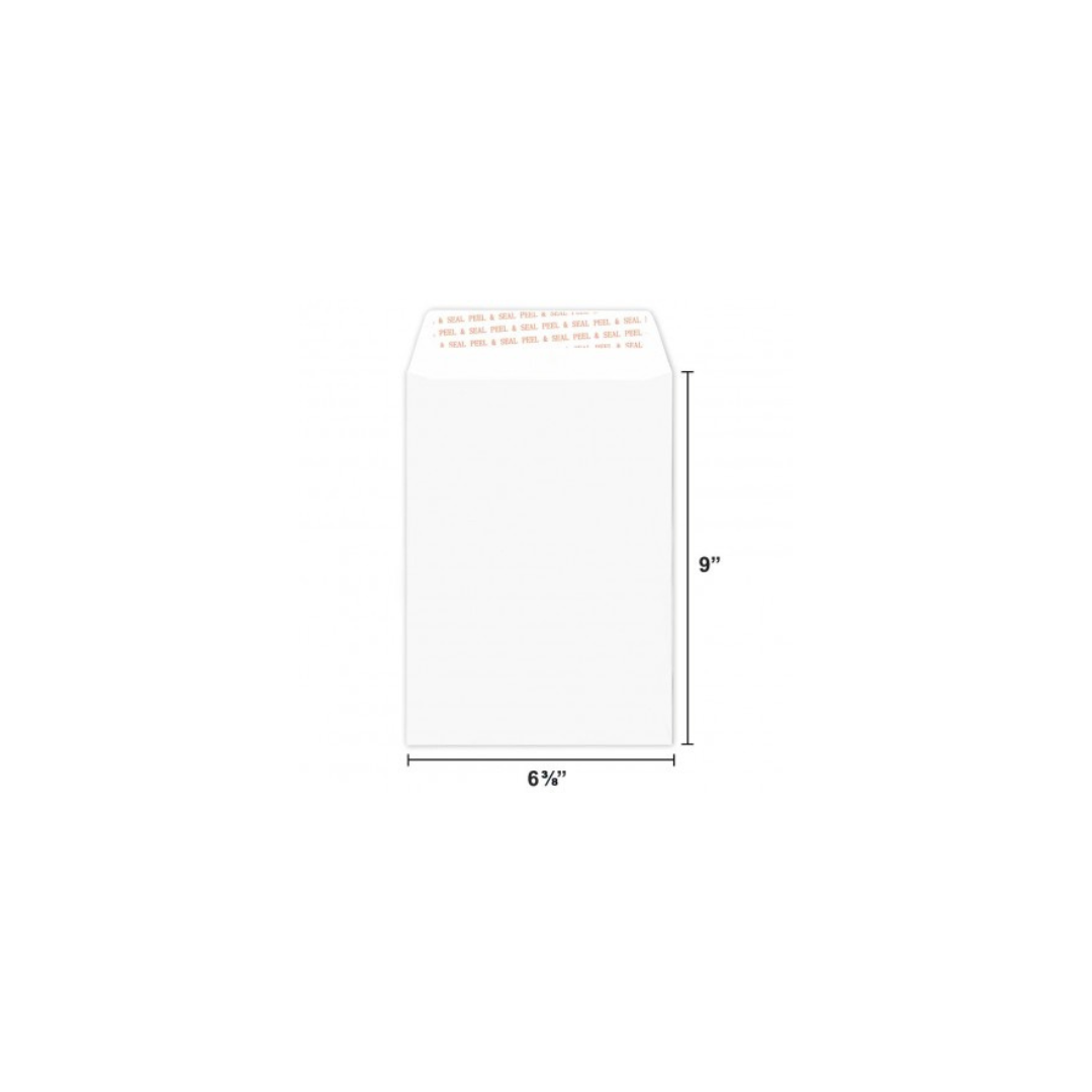WINPAQ Peel & Seal White C5 Envelope 6 3/8" X 9" (Pack of 500)