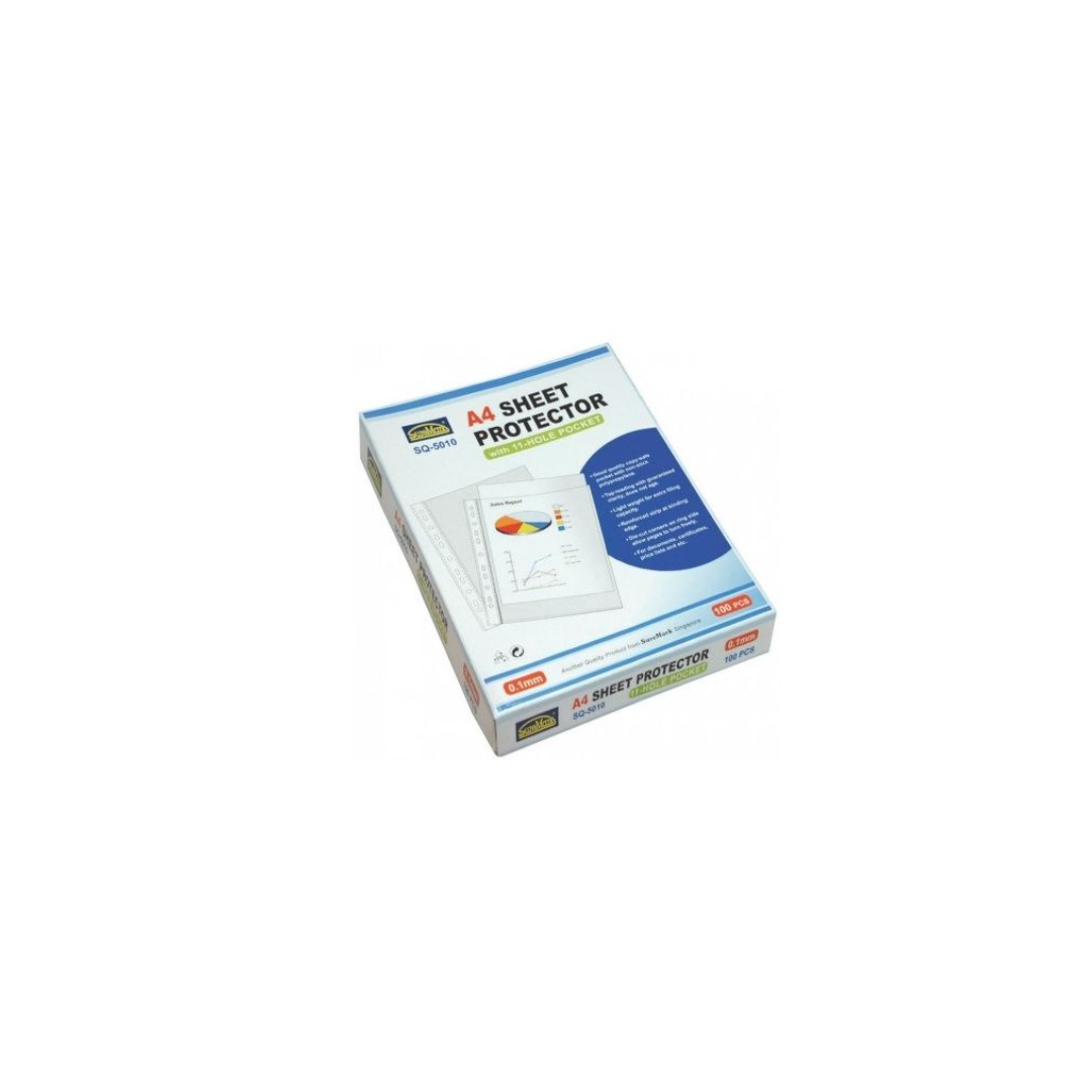 Suremark Sheet Protector SQ5010 0.1mm A4 100'S
