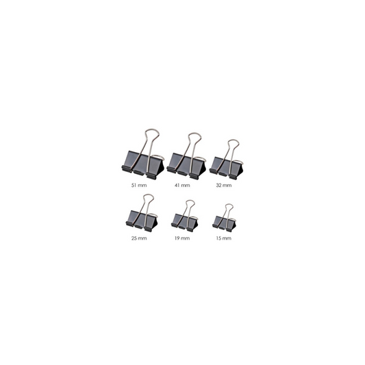 Binder Clips (Box of 12)