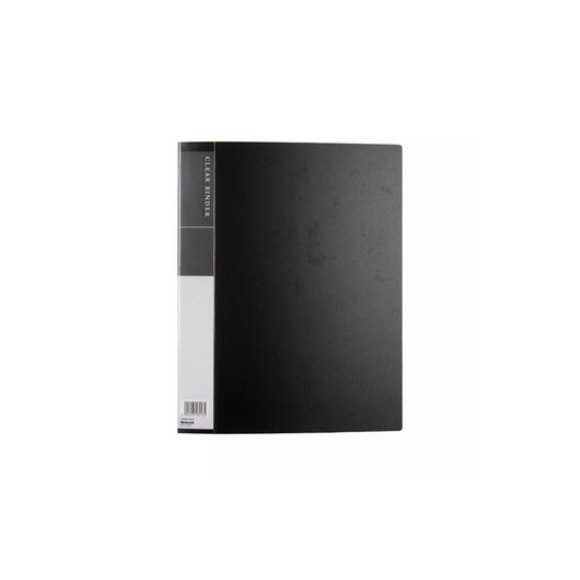 Clear File Holder 40 Pocket  Unrefillable  A3 (Black)