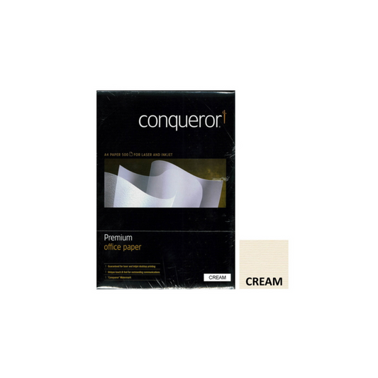 Conqueror Paper Laid A4 Cream 100gsm 500'S