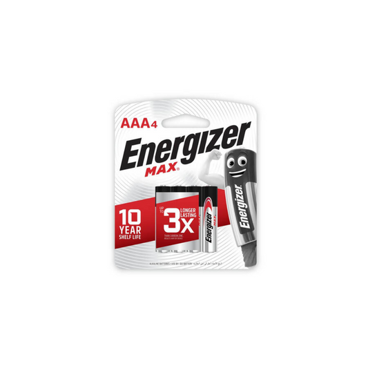 Energizer Battery AAA 4'S