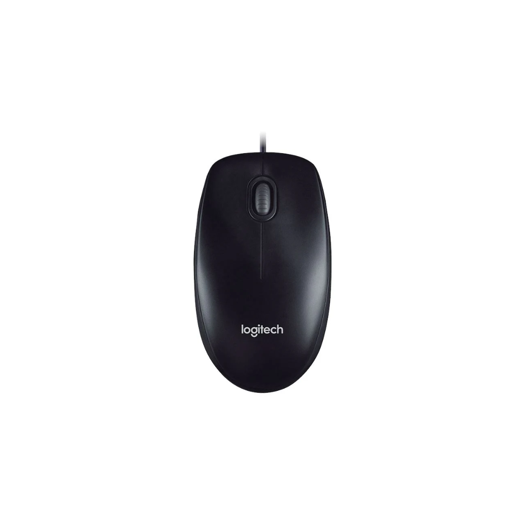 Logitech Wired Mouse M100R USB Black