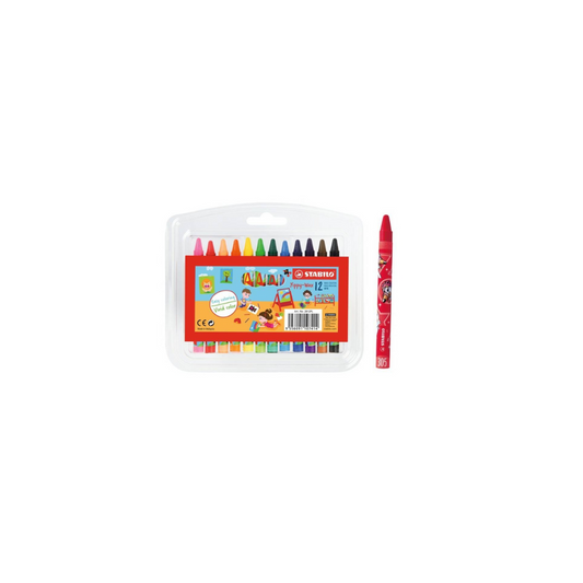 STABILO Wax Crayons 12 Colours (2812PL)