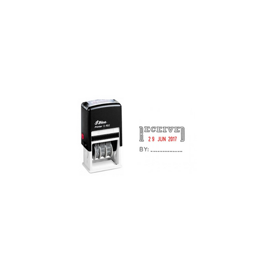 Shiny Self-Inking Stamp S402 Received w/ Date