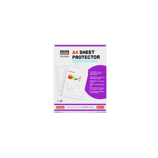 Suremark Sheet Protectors A4 0.06mm SQ5006 (100 pcs)
