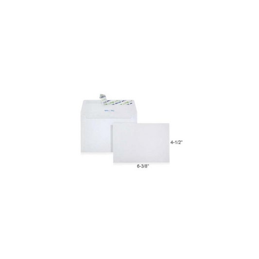 WINPAQ Peel & Seal White C6 Envelope 6 3/8" X 4 1/2" (Pack of 1000)