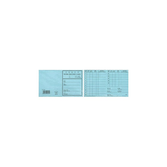 Worker Record Card 16-31 100'S (Blue)
